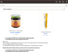 Tablet Screenshot of honeyshop24.com